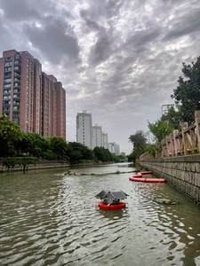 松江污水處理廠水泵站浮標(biāo)水質(zhì)監(jiān)測(cè)案例